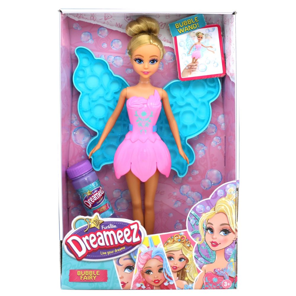 Papusa zana cu aripi blue, Dreameez, Bubble Fairy | Noriel