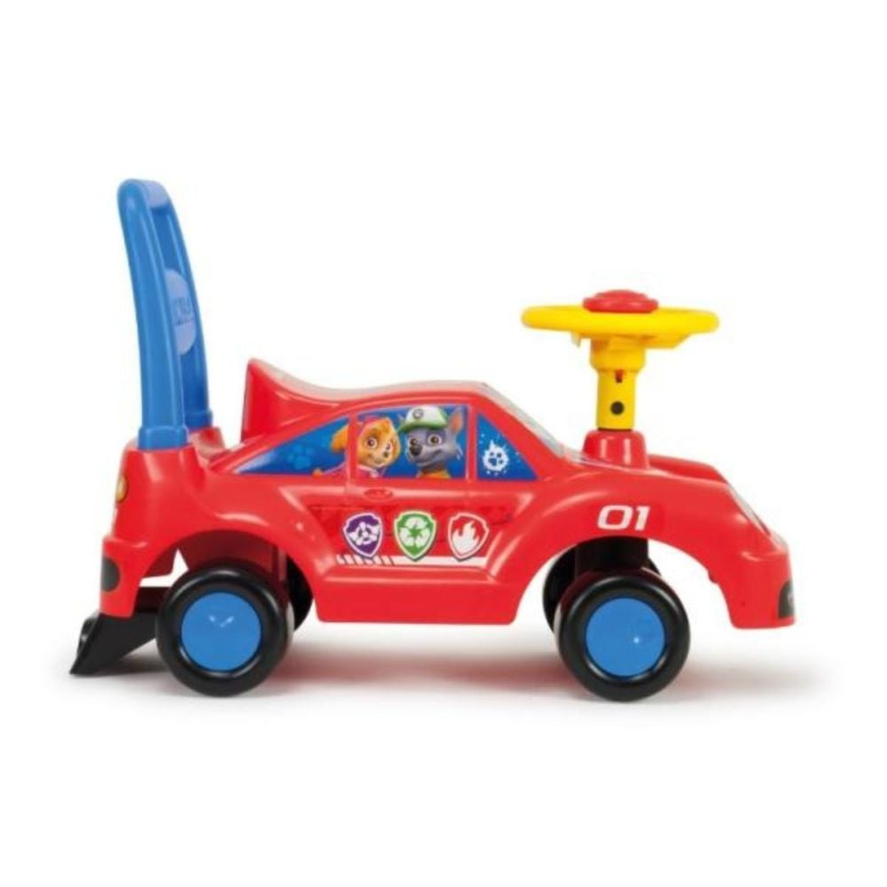 Masinuta pentru copii tip Ride-On, Injusa, cu maner pentru impins, fara pedale, Paw Patrol
