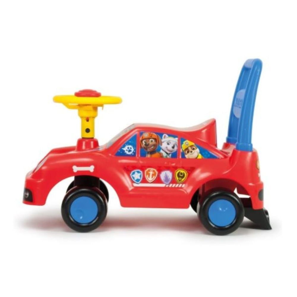 Masinuta pentru copii tip Ride-On, Injusa, cu maner pentru impins, fara pedale, Paw Patrol