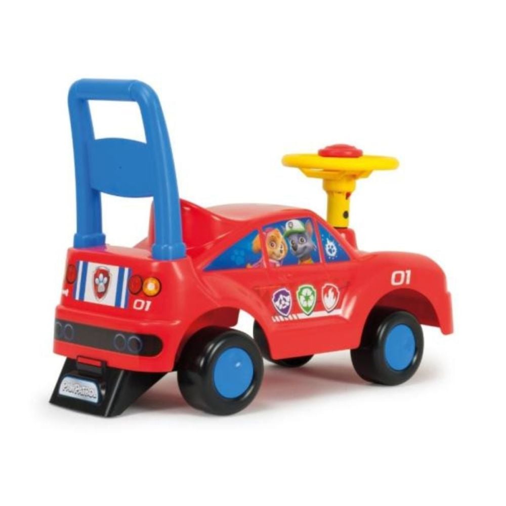 Masinuta pentru copii tip Ride-On, Injusa, cu maner pentru impins, fara pedale, Paw Patrol