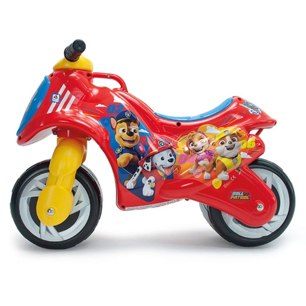 Motocicleta Ride-On, Injusa, fara pedale, Paw Patrol, Rosu