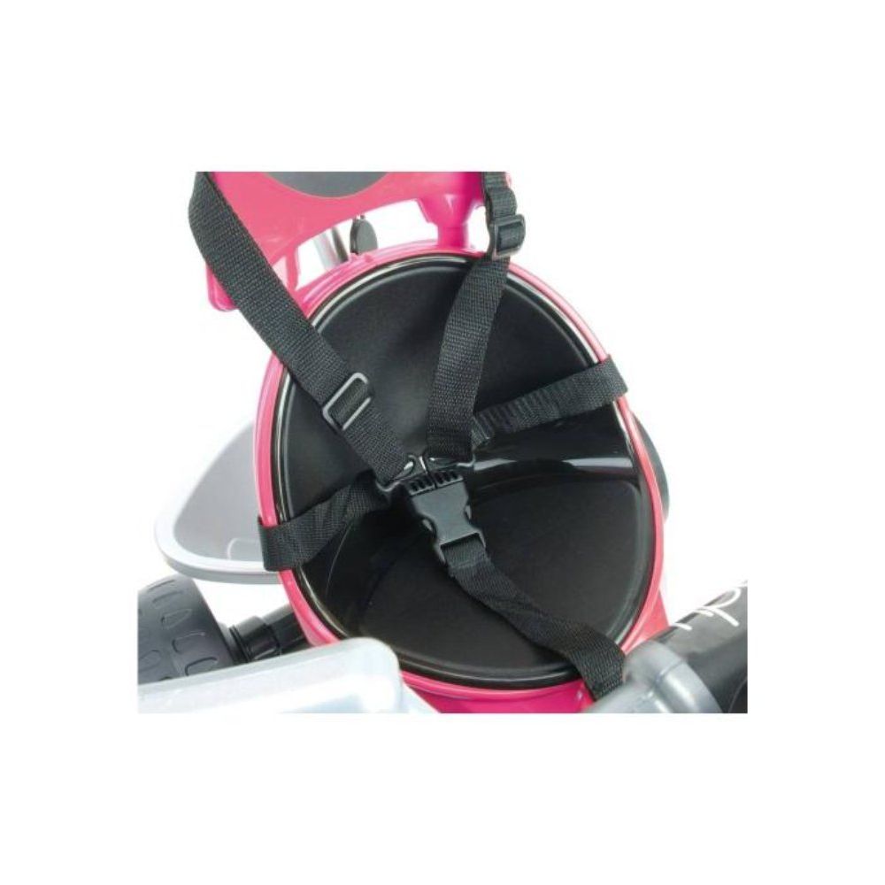 Tricicleta evolutiva, Injusa, Body Pink, cu maner parental, include rucsac
