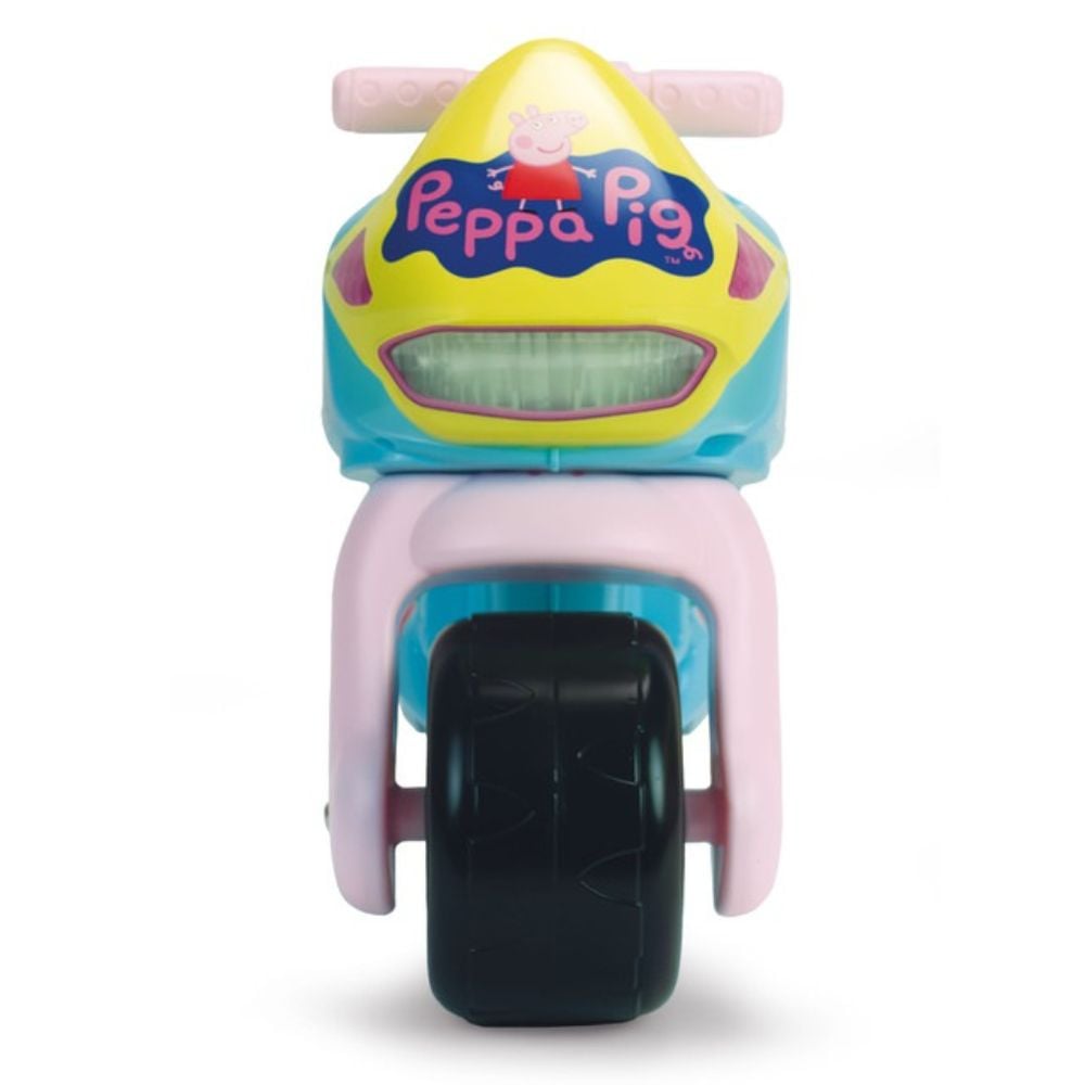 Motocicleta tip ride-on, Injusa, Injusa, fara pedale, stabil si usor de utilizat, Peppa Pig