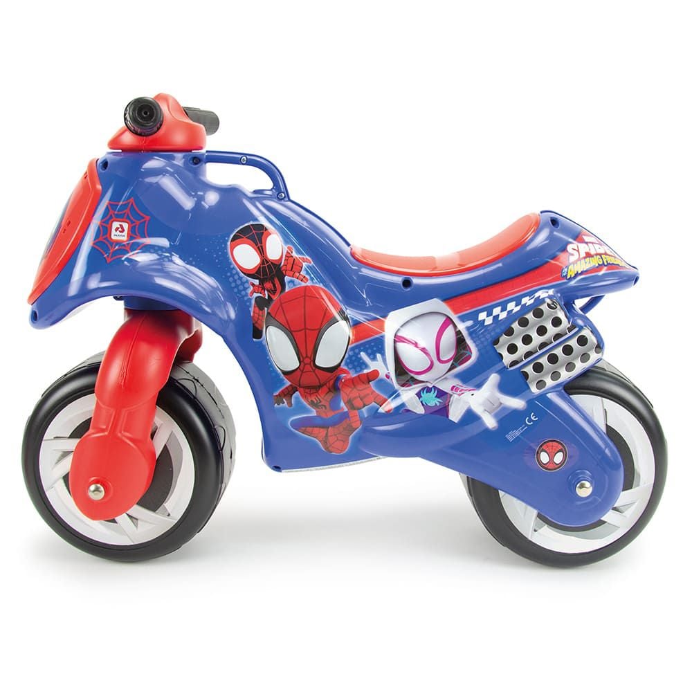 Moto Ride-On, Injusa, Neox Spidey, fara pedale, Albastru