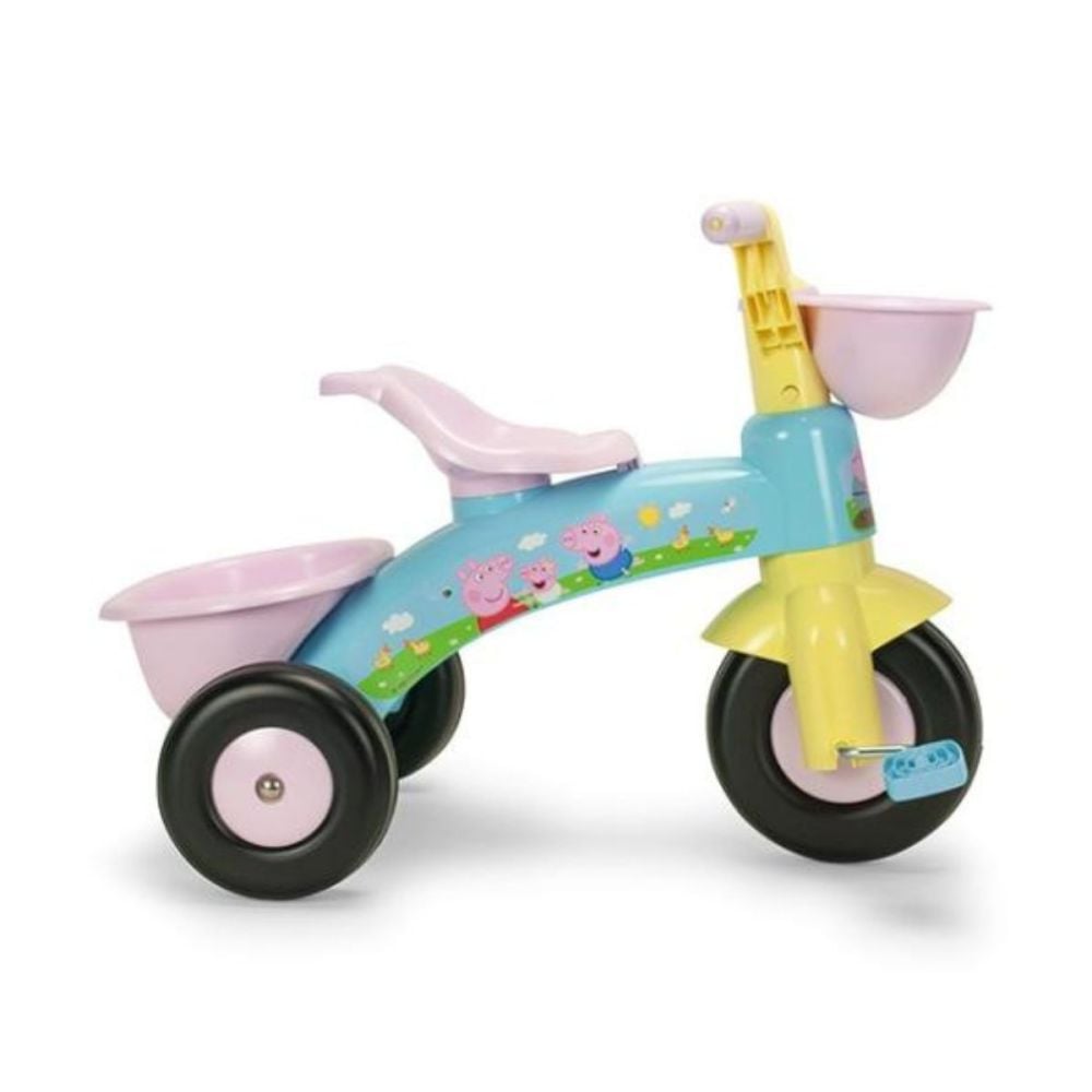 Tricicleta cu pedale, Injusa, design ergonomic, 62 x 42 x 46 cm, Peppa Pig Baby