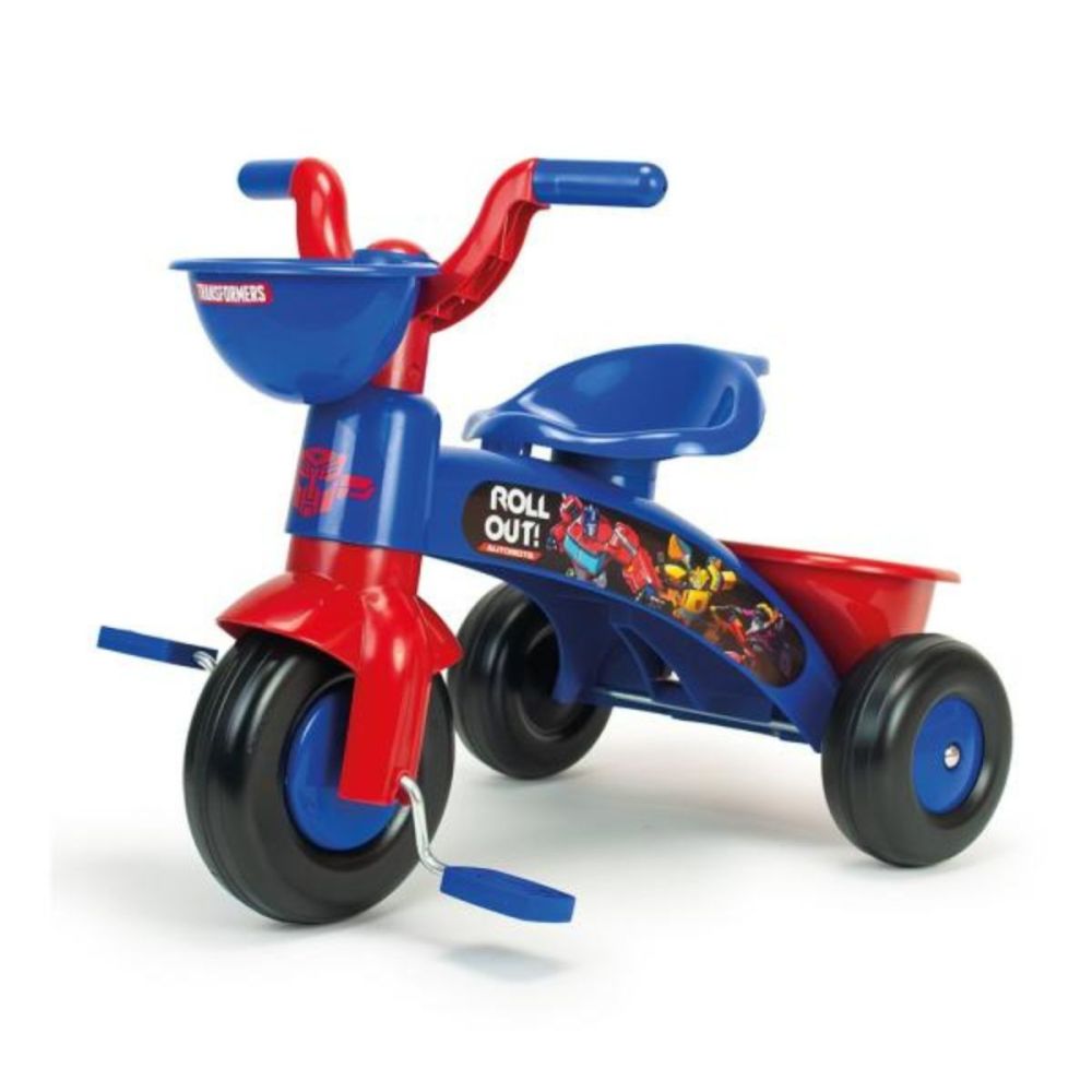 Tricicleta cu pedale, Injusa, design ergonomic, 62 x 42 x 46 cm, Transformers Baby
