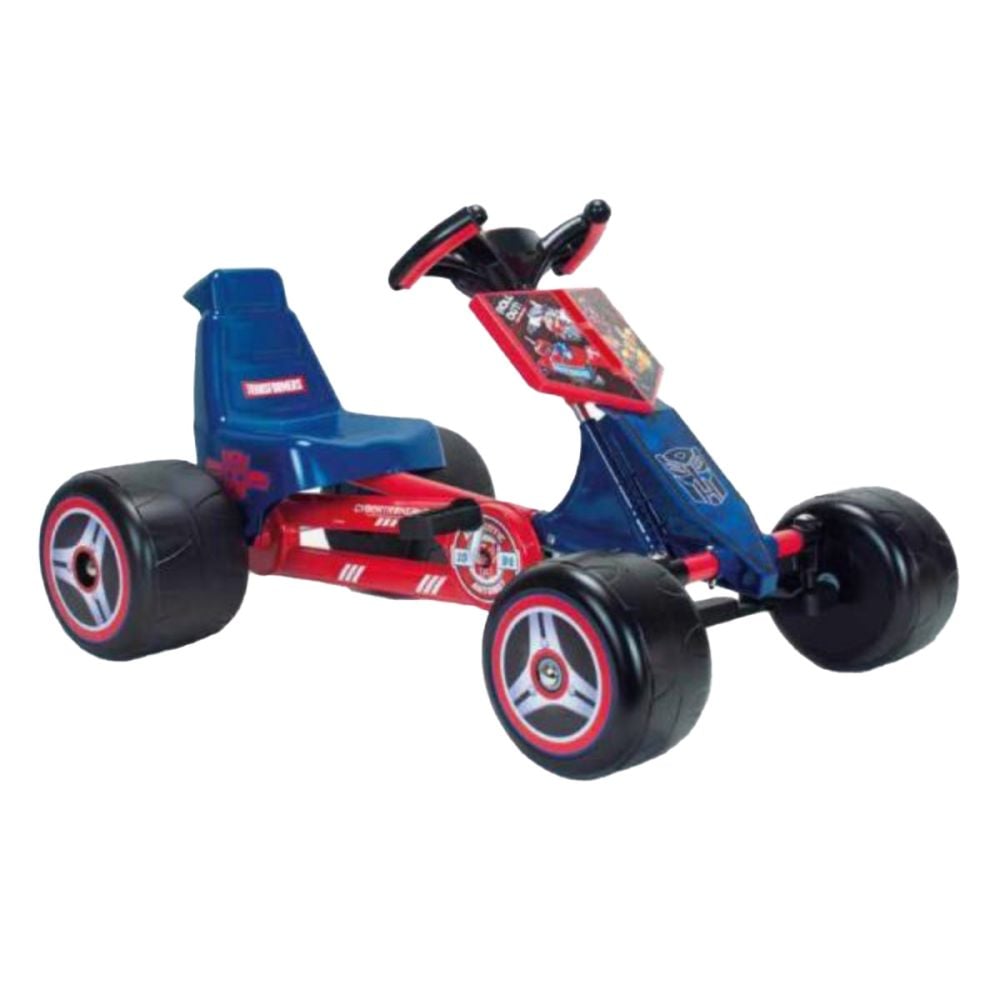 Kart pentru copii, Injusa, actionare cu pedale, design sport, Transformers