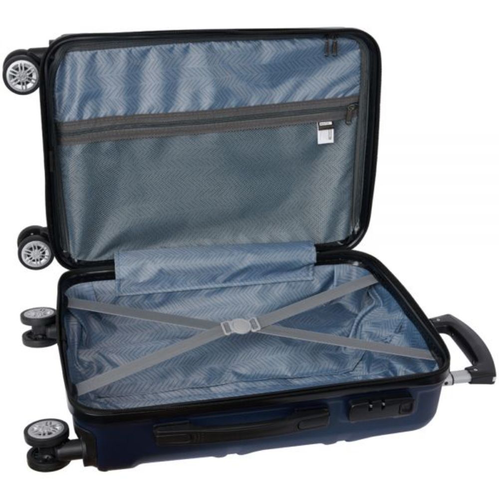 Troler cu carcasa rigida, Safta, Bleumarin, 34 x 55 x 20 cm