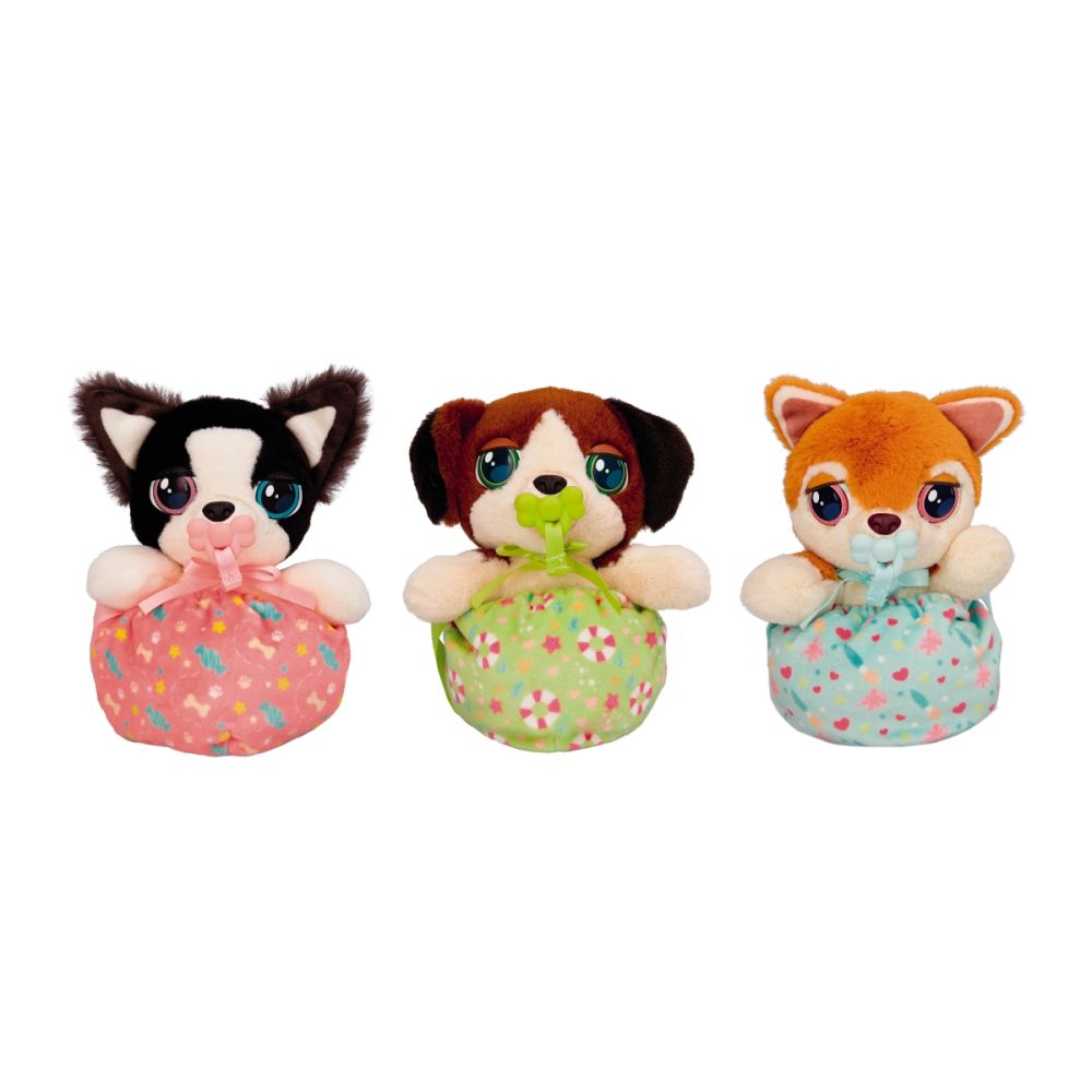 Mini jucarie de plus interactiva, Baby Paws, Catel, 14 cm | Noriel