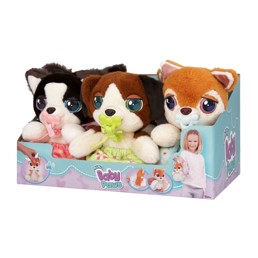 BABYL フィギュアセット Jucarie de plus interactiva, Baby Paws, Labrador, 20 Cm | Noriel