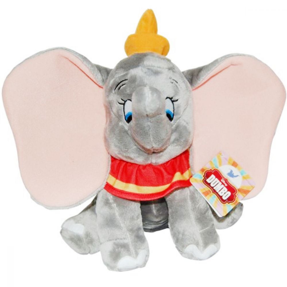 Jucarie de plus Dumbo, Play By Play, Gri, 30 cm