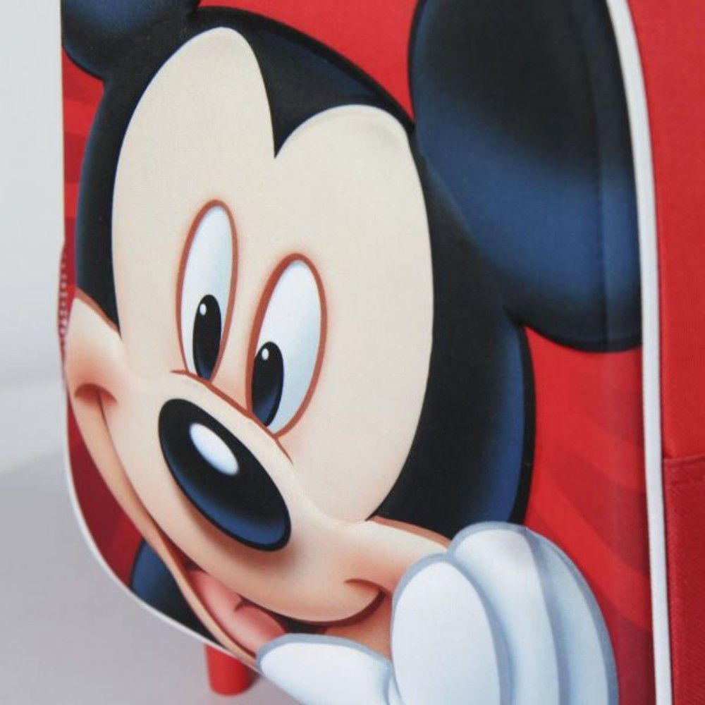 Troler Mickey Mouse 3D, Cerda, Rosu 26 x 31 x 10 cm