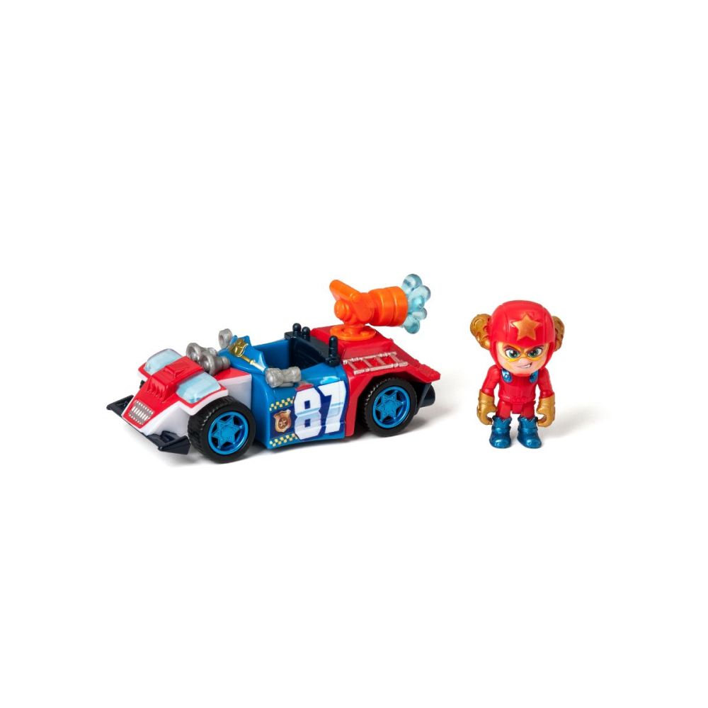 Masinuta surpriza cu figurina, T-Racers, Seria 2