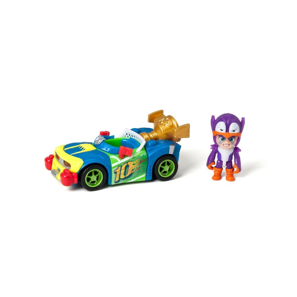 Masinuta surpriza cu figurina, T-Racers, Seria 2