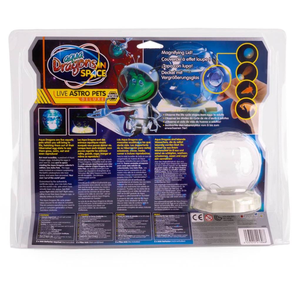 Set de joaca, Stem Aqua Dragons, Habitat lumea subacvatica, Acvariu asteroid deluxe cu led-uri