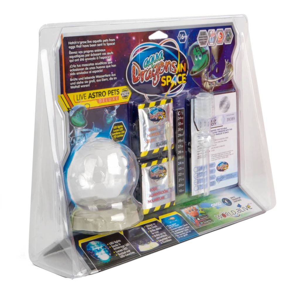 Set de joaca, Stem Aqua Dragons, Habitat lumea subacvatica, Acvariu asteroid deluxe cu led-uri
