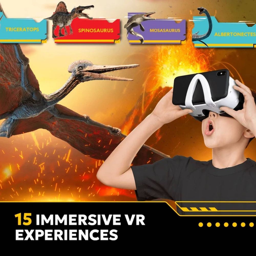 Kit Stem interactiv, Abacus Brands, VR National Geographic, Extinctia dinozaurilor