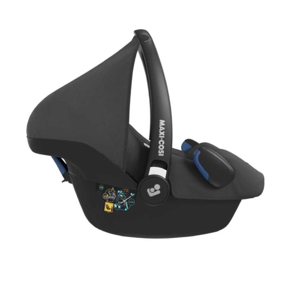 Scaun auto I-Size Maxi-Cosi Rock Essential Black, 45 - 75 cm, Negru