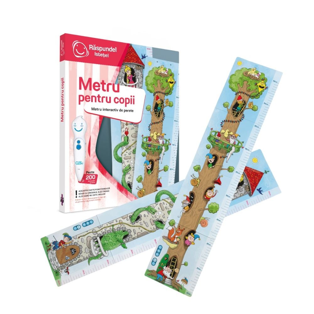 Carte interactiva, Raspundel Istetel, Metru pentru copii