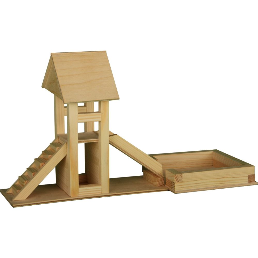 Set de construit, Walachia, Loc de joaca, 176 piese din lemn
