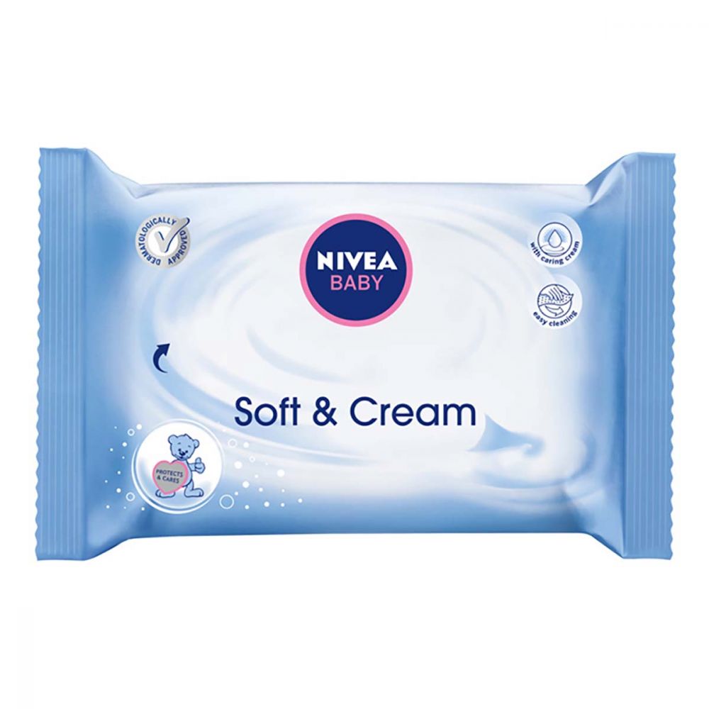 Servetelele umede Nivea Baby, Soft-Cream
