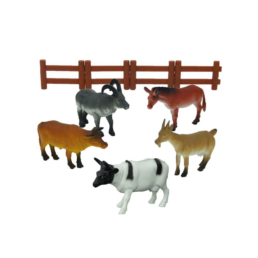 Set animale de la ferma in punga medie, Crazoo