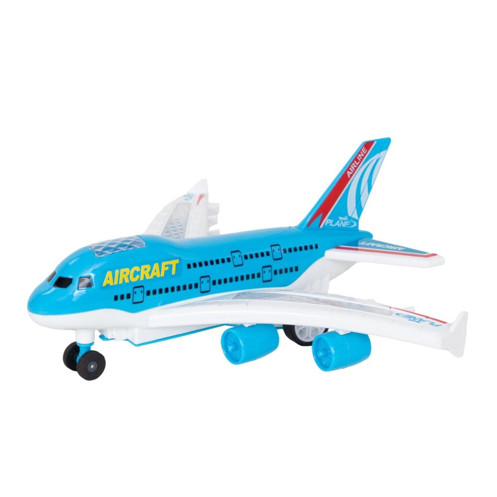 Avion de pasageri cu telecomanda, Suncon, Albastru, 23 cm