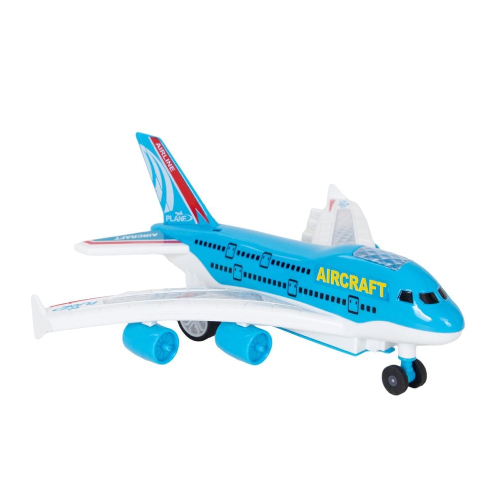 Avion de pasageri cu telecomanda, Suncon, Albastru, 23 cm