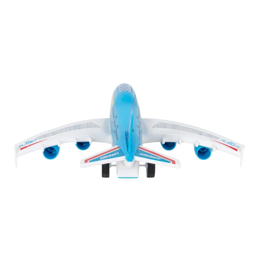 Avion de pasageri cu telecomanda, Suncon, Albastru, 23 cm