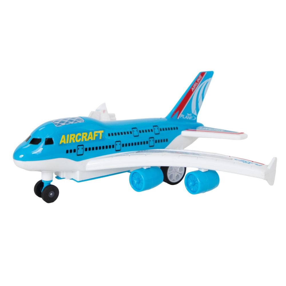 Avion de pasageri cu telecomanda, Suncon, Albastru, 23 cm