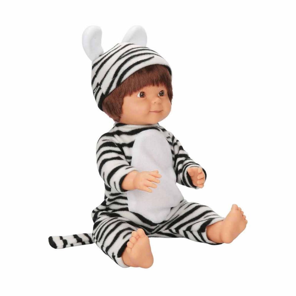 Papusa Bebelou in costum de zebra, Dollz n More, 40 cm