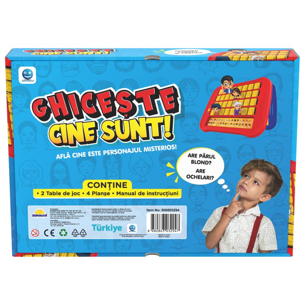 Joc de societate, Smile Games, Ghiceste cine sunt