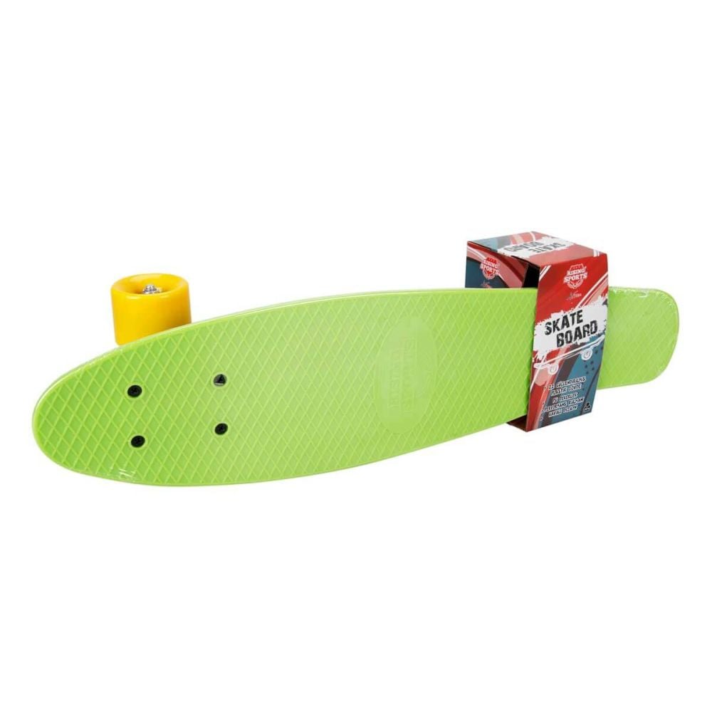 Skateboard din plastic, Rising Sports Xtreme, Verde, 58 cm