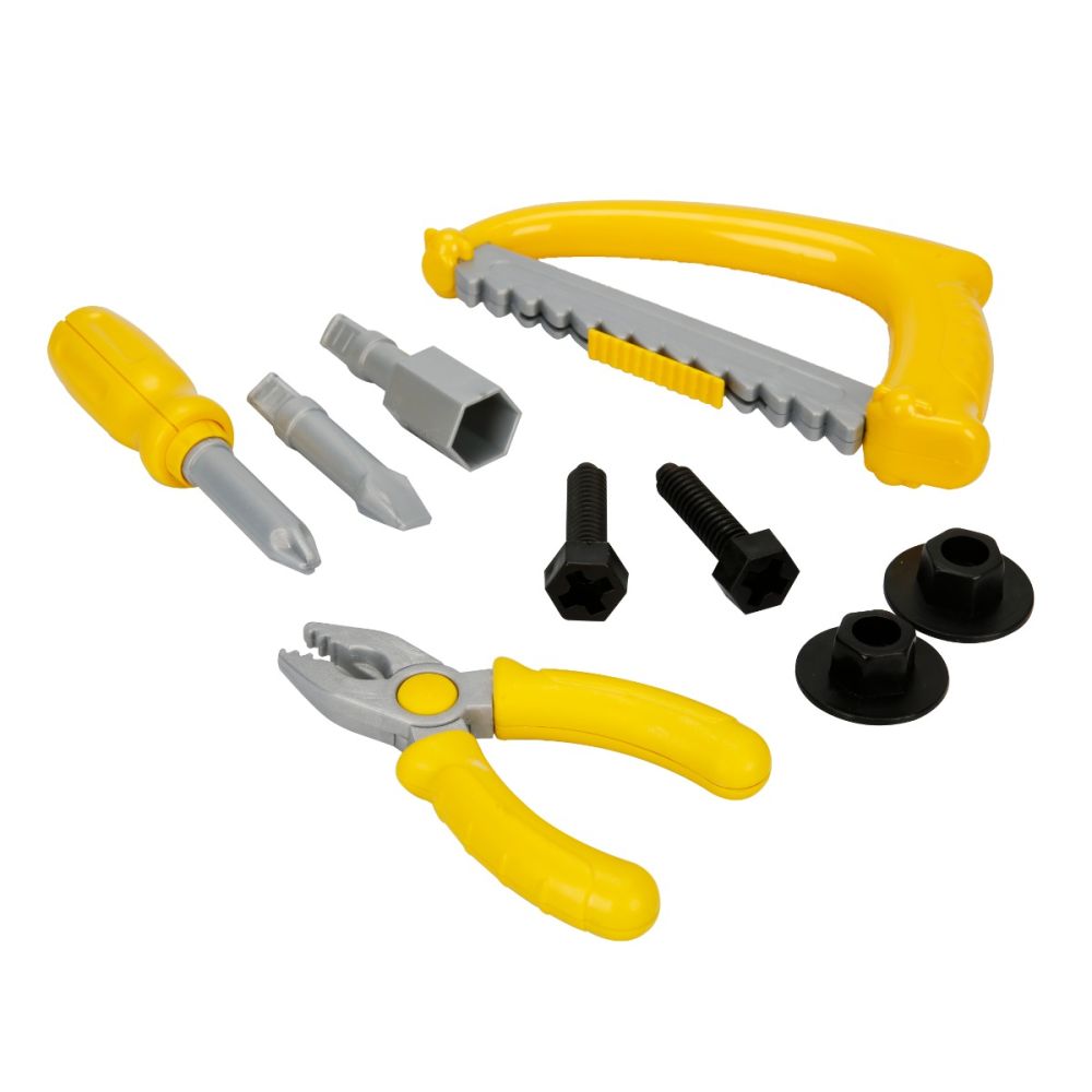 Set unelte pentru constructie, Zapp Toys, 9 piese