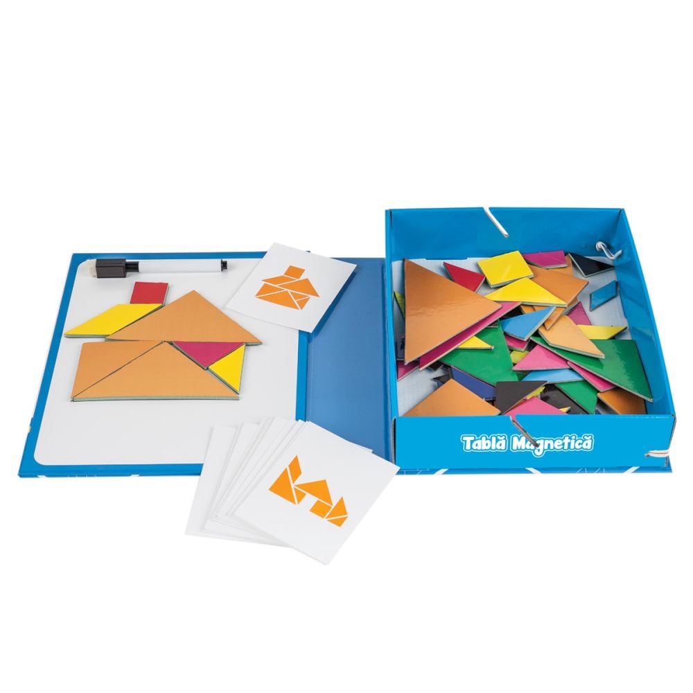 Joc educativ Smile Games, Tableta magnetica, 82 piese