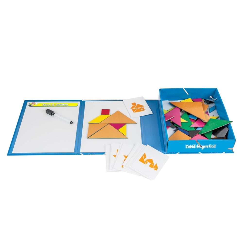 Joc educativ Smile Games, Tableta magnetica, 82 piese