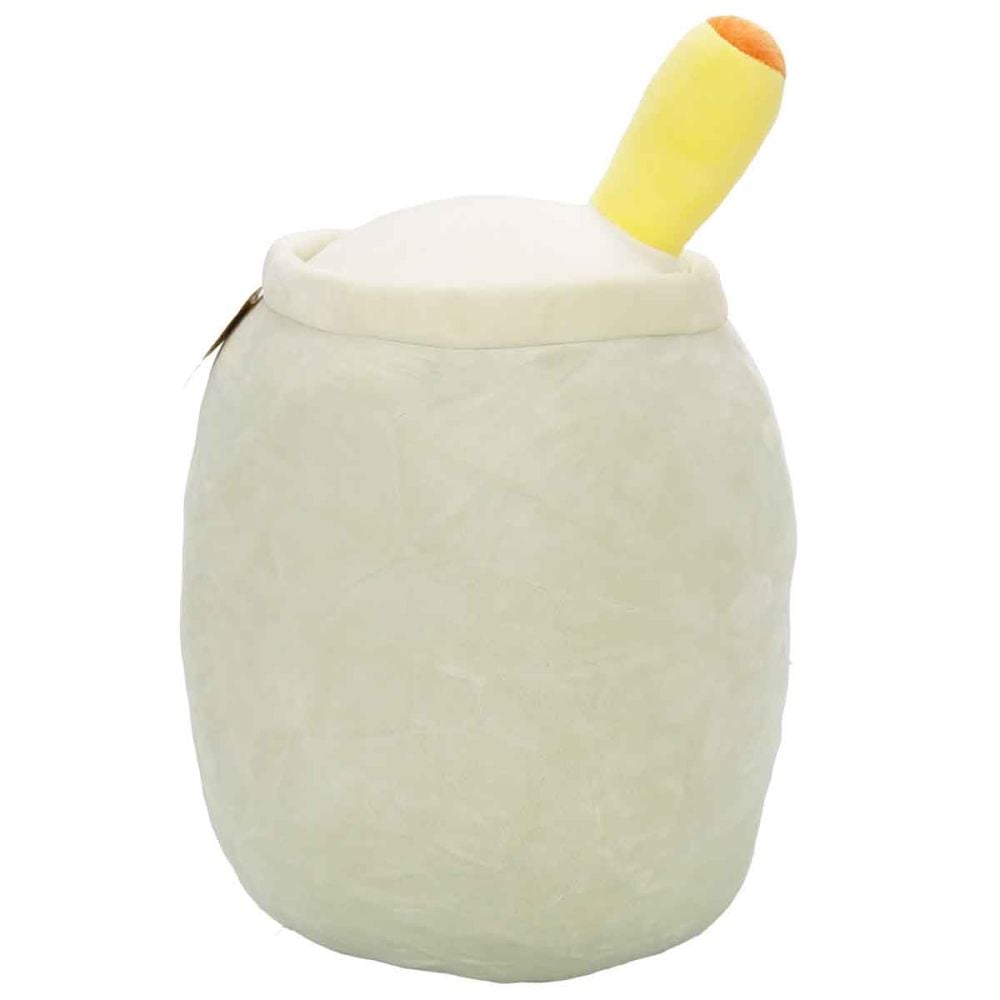 Jucarie de plus, Puffy Friends, Cana cu pai, Verde, 35 cm