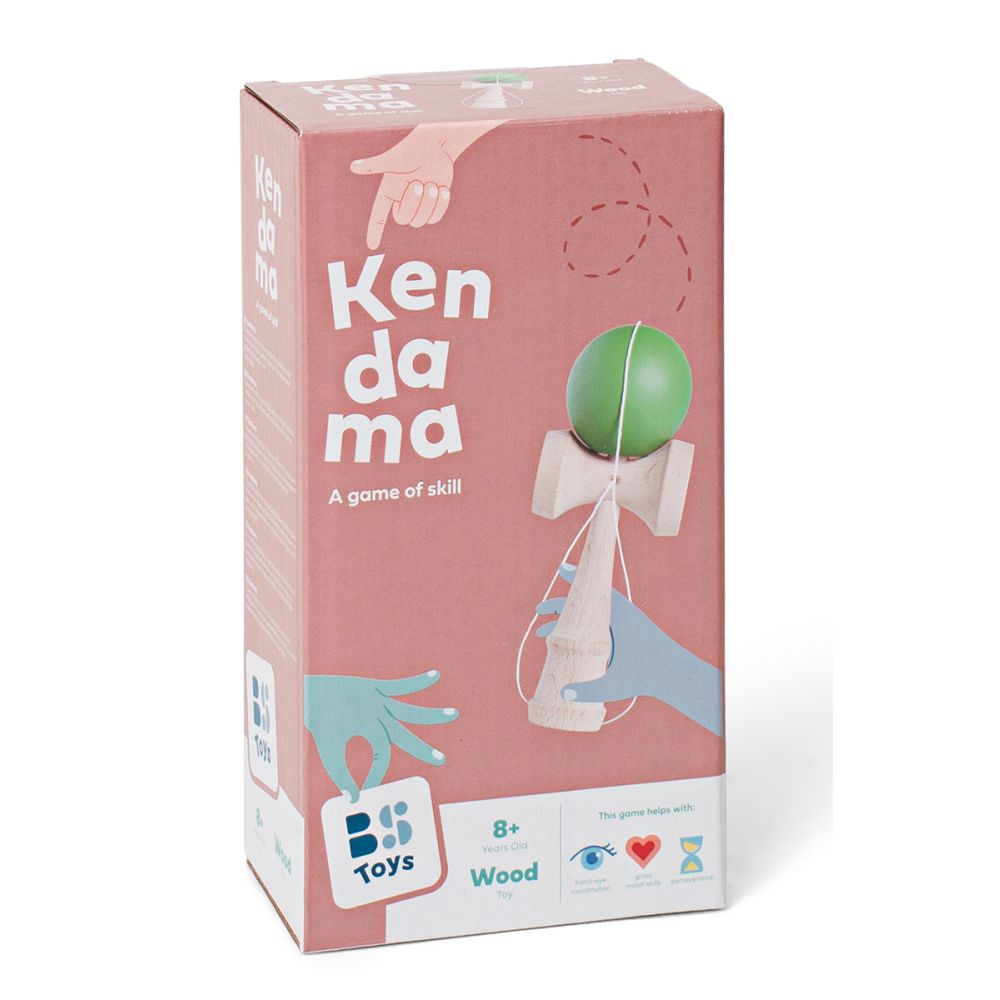 Noeul Land グッズ一色 Jucarie de indemanare, BS Toys, Kendama, Verde | Noriel
