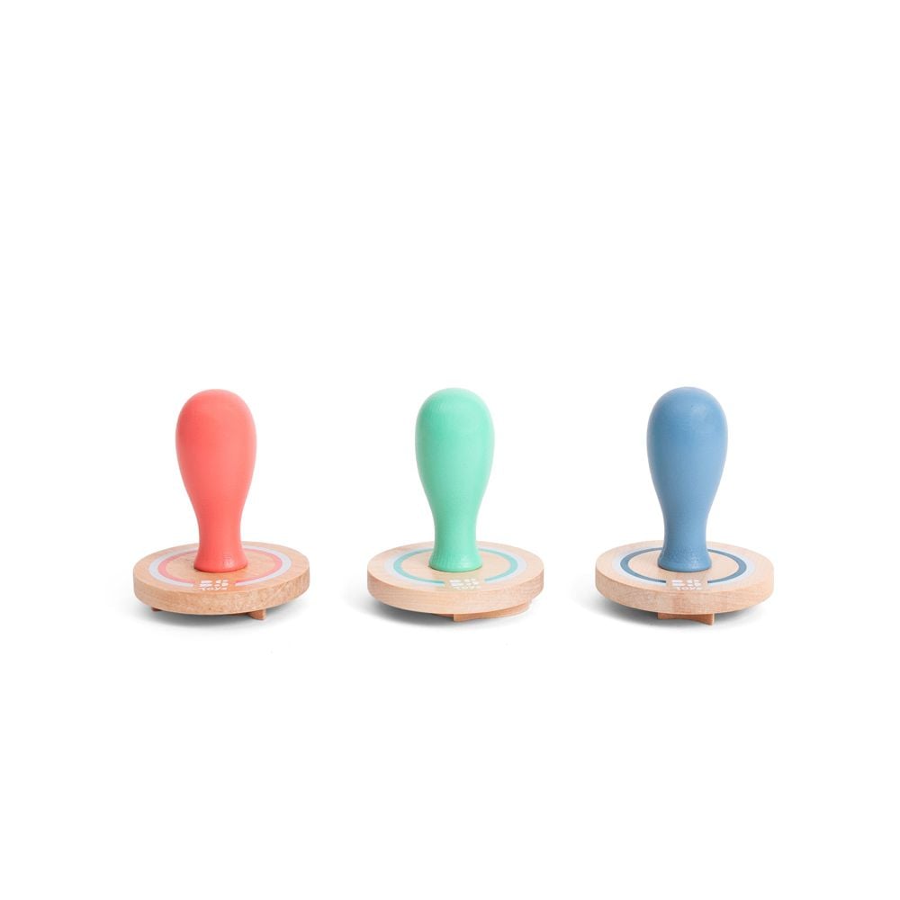 Stampile din lemn pentru nisip, BS Toys