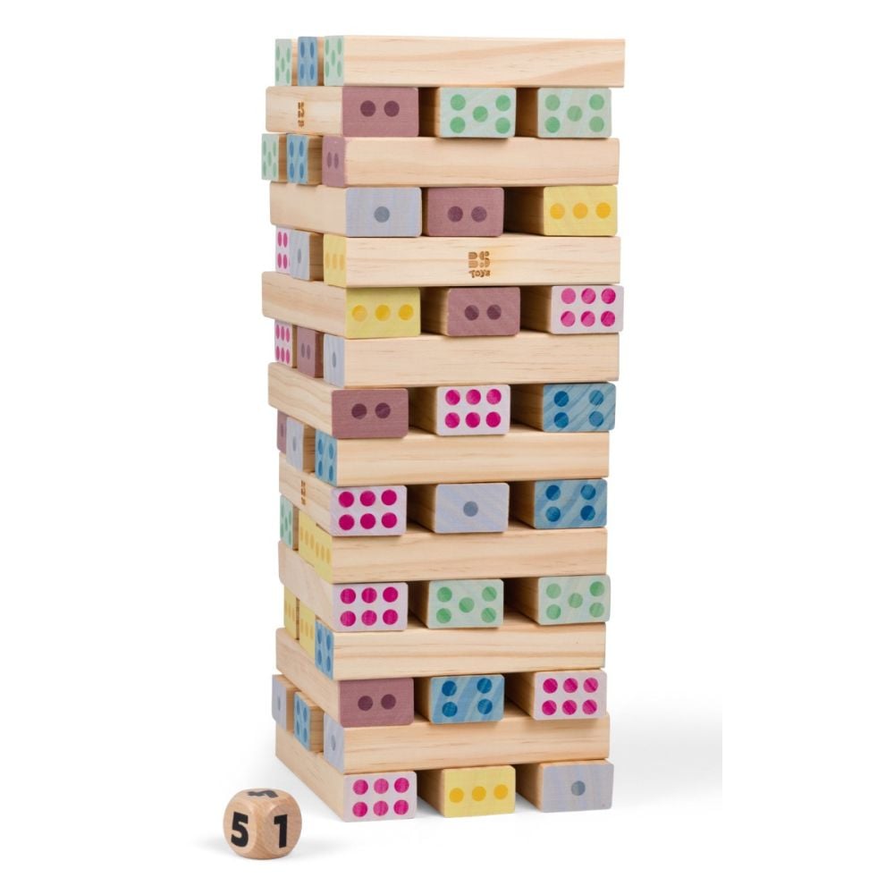 Turn Jenga gigant cu numere, BS Toys