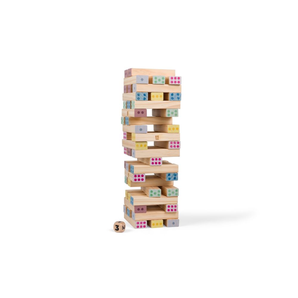 Turn Jenga gigant cu numere, BS Toys