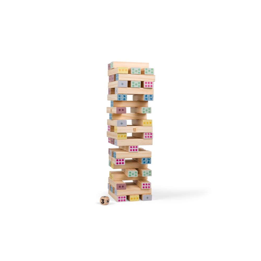 Turn Jenga gigant cu numere, BS Toys
