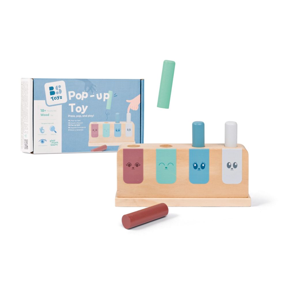 Jucarie din lemn, BS Toys, Pop Up