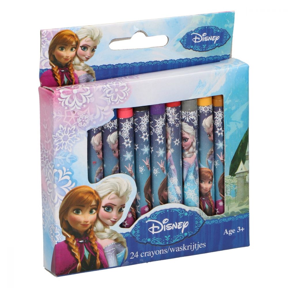 Set de 24 creioane colorate Disney Frozen
