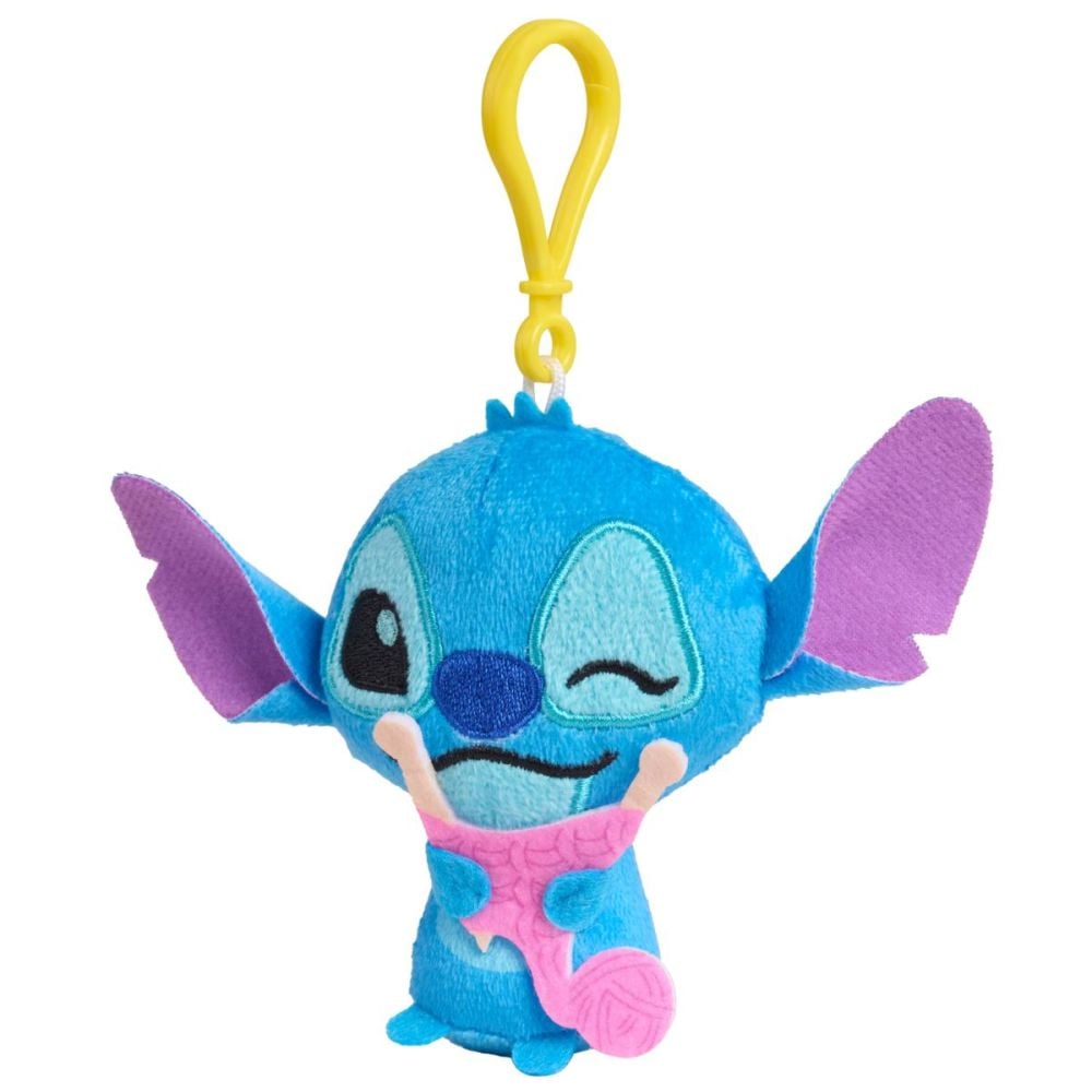 Breloc din plus, surpriza, Disney Stitch, 9 cm