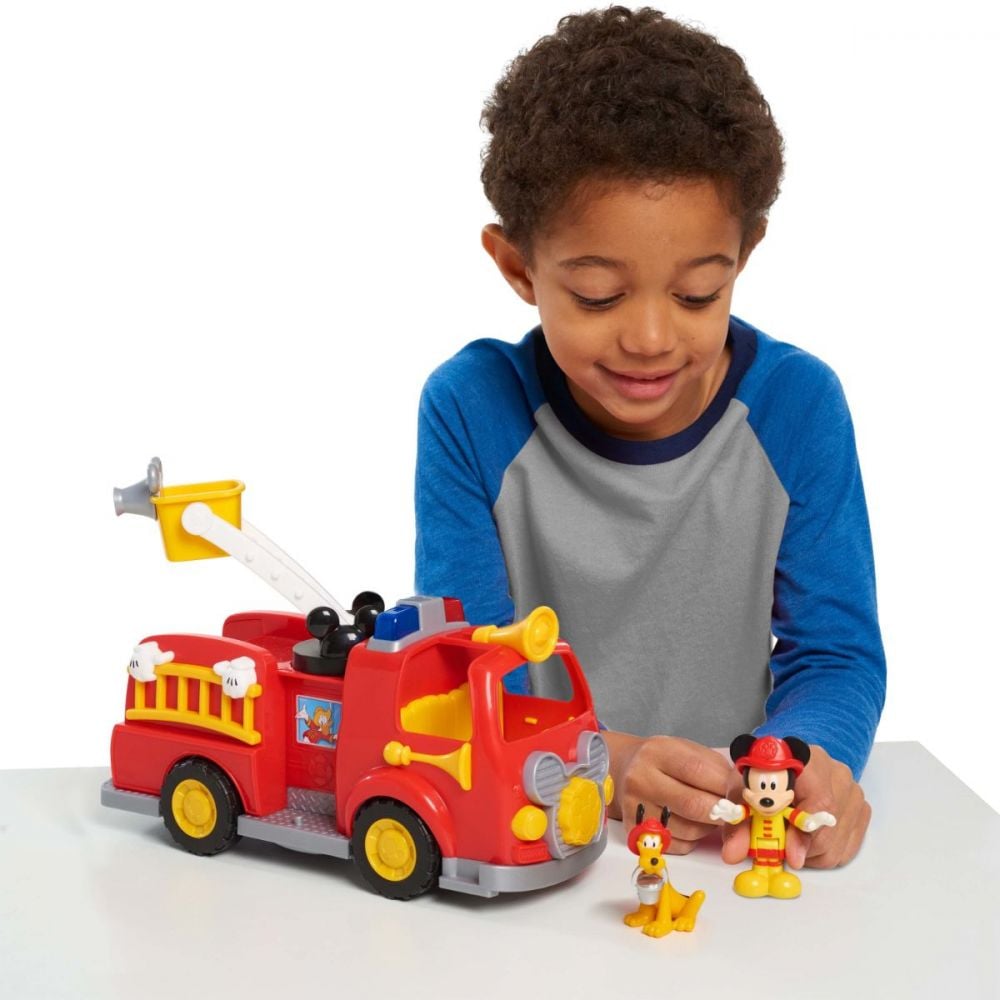 Set masina de pompieri si figurine, Disney Mickey Mouse