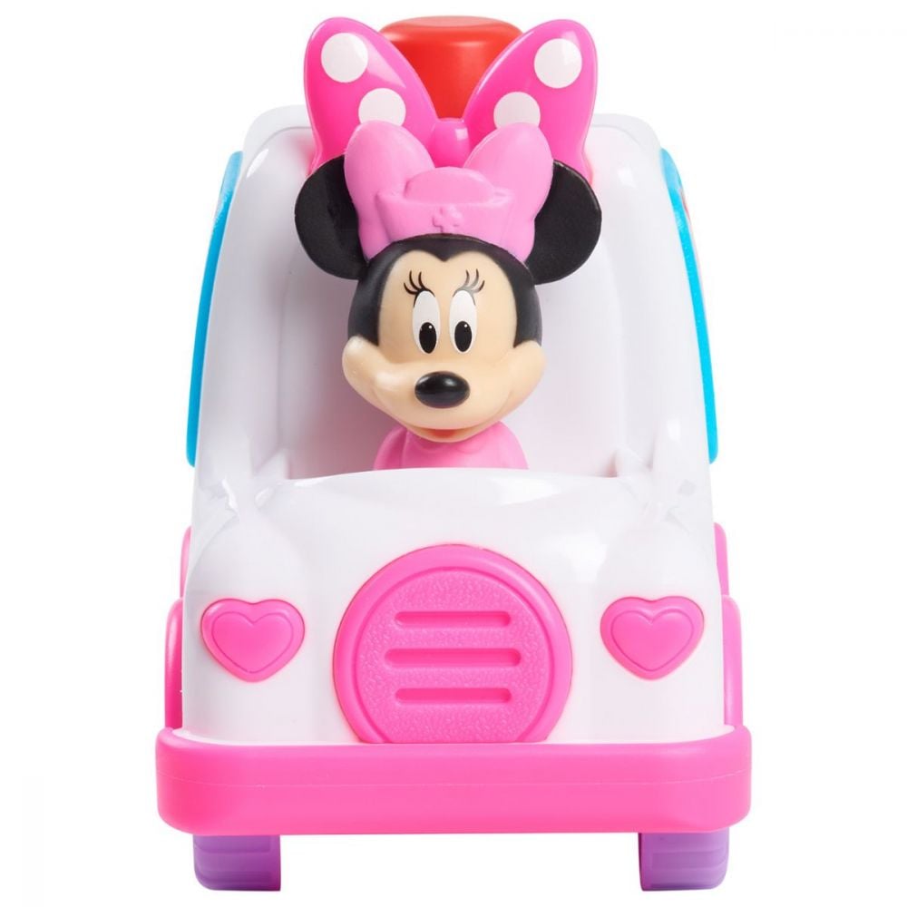 Figurina Mickey Mouse, Minnie in masinuta, 38738