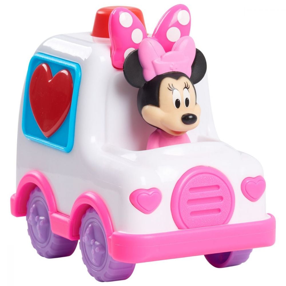 Figurina Mickey Mouse, Minnie in masinuta, 38738