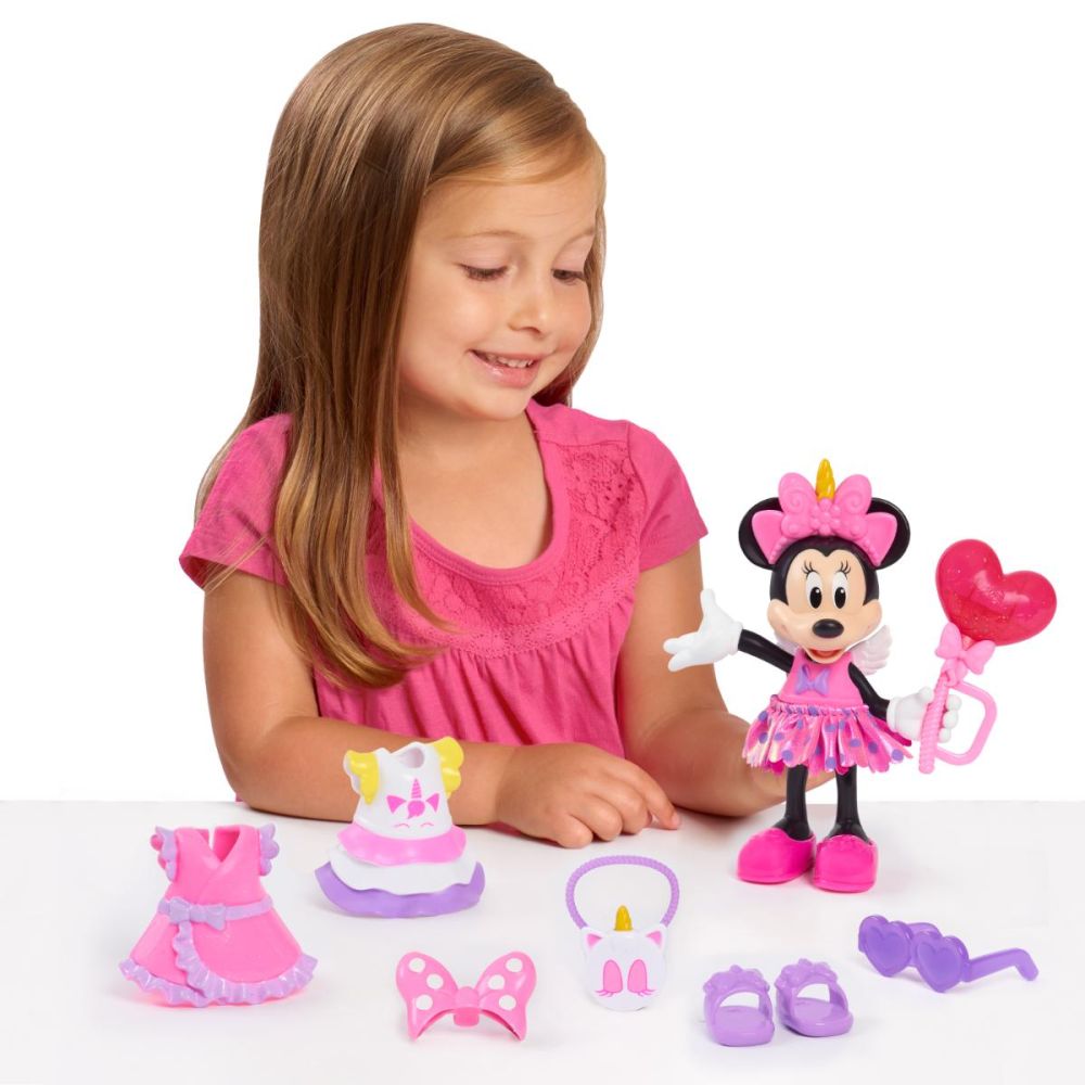 Figurina cu accesorii, Minnie Mouse, Unicorn