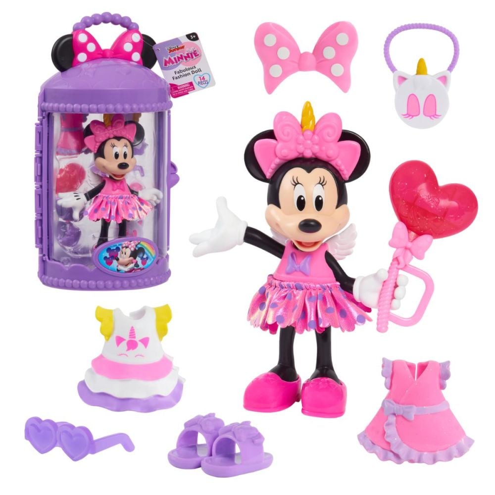 Figurina cu accesorii, Minnie Mouse, Unicorn